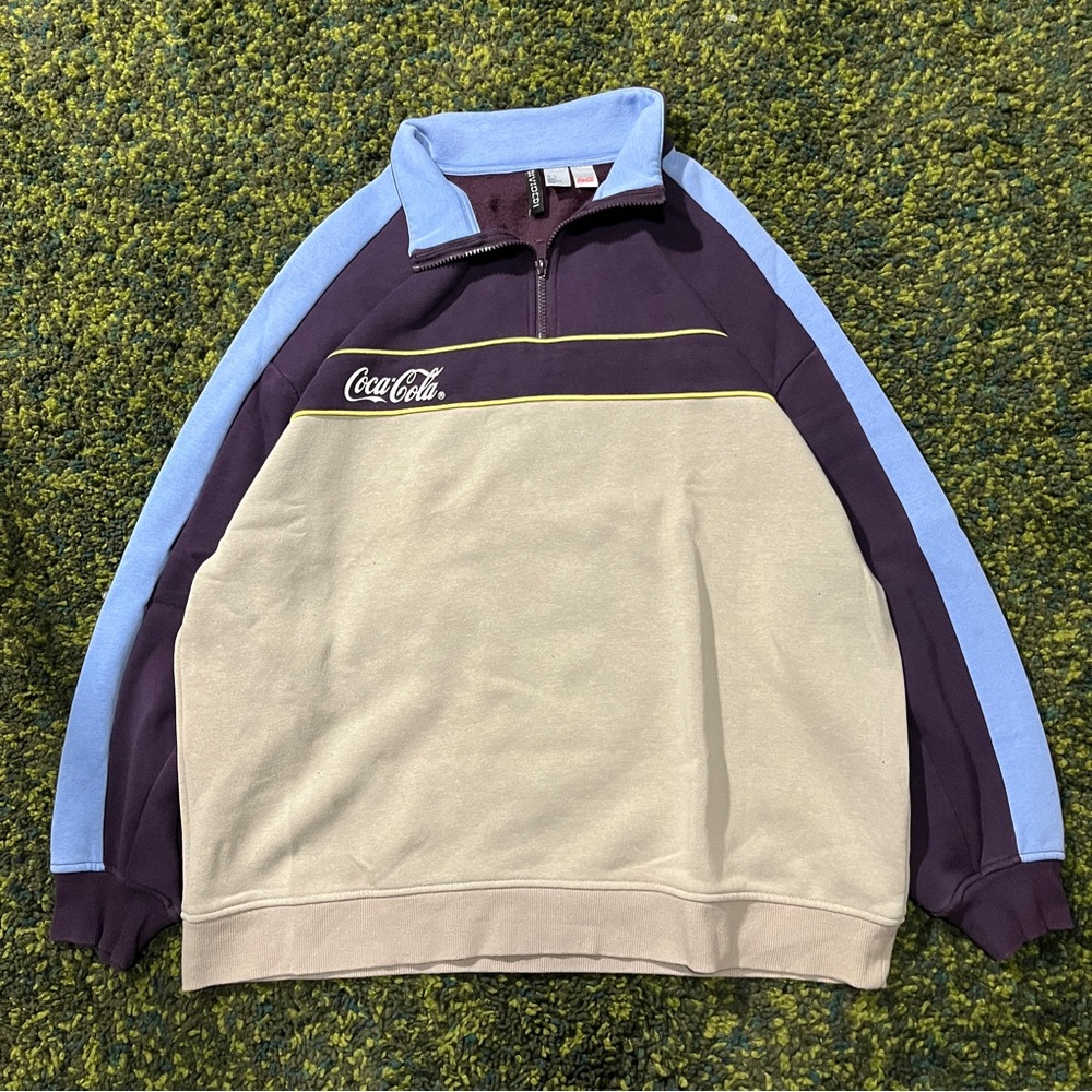 H&M x Coca Cola 1/4 Zip Sweater (L)
